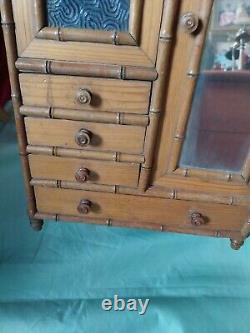 Ideal Noël 5 Meubles Jouets anciens 2 armoires +2 coiffeuses +meuble tiroirs