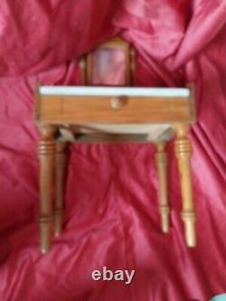 Ideal Noël 5 Meubles Jouets anciens 2 armoires +2 coiffeuses +meuble tiroirs