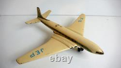 JEP ANCIEN RARE AVION COMET TÔLE 1964 ÉTAT DE JEU 29 x 35 cm