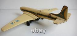 JEP ANCIEN RARE AVION COMET TÔLE 1964 ÉTAT DE JEU 29 x 35 cm