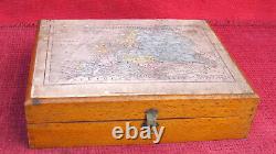 JEU ANCIEN CUBES XIX ème atlas geographique A. LOGEROT EDITEUR