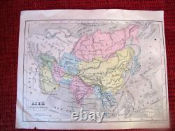 JEU ANCIEN CUBES XIX ème atlas geographique A. LOGEROT EDITEUR