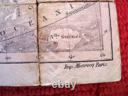JEU ANCIEN CUBES XIX ème atlas geographique A. LOGEROT EDITEUR