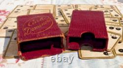 JEU ANCIEN, JEU de CARTES CARD DOMINOS avec boite d'origine vers 1900