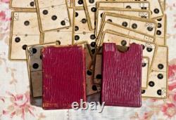 JEU ANCIEN, JEU de CARTES CARD DOMINOS avec boite d'origine vers 1900