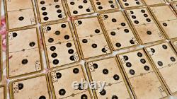 JEU ANCIEN, JEU de CARTES CARD DOMINOS avec boite d'origine vers 1900