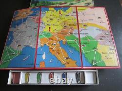 JEU ANCIEN SUR LES AUTOSTRADES PAR L'EUROPE Jouet ancien