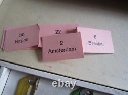 JEU ANCIEN SUR LES AUTOSTRADES PAR L'EUROPE Jouet ancien