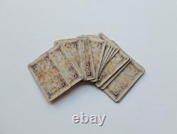 JEU DE 33 CARTES À JOUER DIVINATOIRES ILLUSTRÉES XIXe siècle DONDORF FRANCFORT