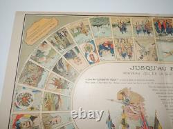 JEU DE L'OIE Nouveau jeu de la Guerre de 1914 560 x 380 mm