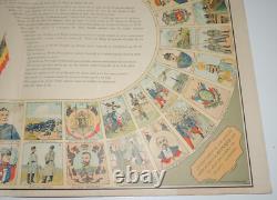 JEU DE L'OIE Nouveau jeu de la Guerre de 1914 560 x 380 mm