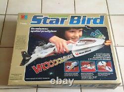 JEU MB STAR BIRD électronique vaisseau spatial 1978 fusée + boite et notice TBE