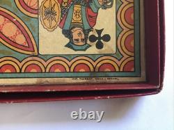 JJ PARIS Ancien COFFRET DE JEUX 1900 Imprimerie ÉPINAL Nain Jaune Domino Loto