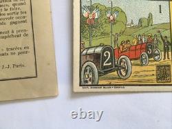 JJ PARIS Ancien COFFRET DE JEUX 1900 Imprimerie ÉPINAL Nain Jaune Domino Loto