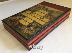 JJ PARIS Ancien COFFRET DE JEUX 1900 Imprimerie ÉPINAL Nain Jaune Domino Loto
