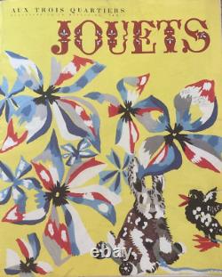 JOUET ANCIEN DE PLANCHER EN BOIS DECORE ARCHE DE NOE AVEC 11 ANIMAUX 1937's