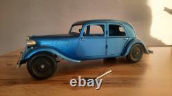 JOUET CITROEN grande TRACTION JRD rare 1/10° année 1934 long 42 cm