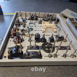 JOUET SCIENTIFIQUE ancien MULTIMOTEUR grande boite bois avant guerre + pièces