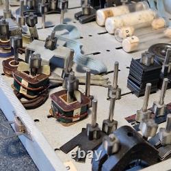 JOUET SCIENTIFIQUE ancien MULTIMOTEUR grande boite bois avant guerre + pièces