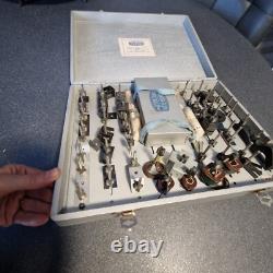 JOUET SCIENTIFIQUE ancien MULTIMOTEUR grande boite bois avant guerre + pièces