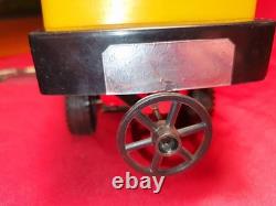 JOUSTRA Grand Camion Grue Réf. 653 Ancien Jouet Mécanique Tole Camion Bernard