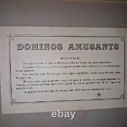 Jeu 1930 DOMINOS AMUSANTS S. C France FELIX LE CHAT, BECASSINE etc