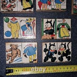 Jeu 1930 DOMINOS AMUSANTS S. C France FELIX LE CHAT, BECASSINE etc