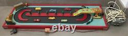Jeu De Course Automobile Jouet Vibro Ancien Piste 51 Voiture Annees 50 Vintage