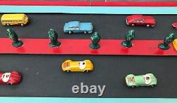 Jeu De Course Automobile Jouet Vibro Ancien Piste 51 Voiture Annees 50 Vintage