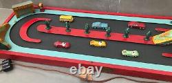 Jeu De Course Automobile Jouet Vibro Ancien Piste 51 Voiture Annees 50 Vintage