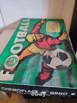 Jeu De Football Sur Table Chemoplast Brno Complet Avec Boite Bel Etat 1970