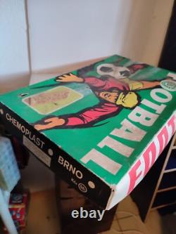 Jeu De Football Sur Table Chemoplast Brno Complet Avec Boite Bel Etat 1970