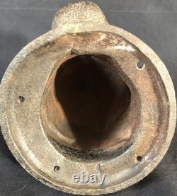 Jeu Du Tonneau De La Grenouille 1900 Rare Tête De Bouledogue Fonte