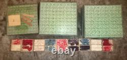 Jeu LOTO DAUPHIN fin XVIIIème 12 plateaux incomplet & casses pour 2 plateaux