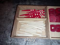 Jeu LOTO DAUPHIN fin XVIIIème 12 plateaux incomplet & casses pour 2 plateaux
