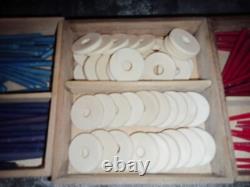 Jeu LOTO DAUPHIN fin XVIIIème 12 plateaux incomplet & casses pour 2 plateaux