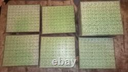 Jeu LOTO DAUPHIN fin XVIIIème 12 plateaux incomplet & casses pour 2 plateaux