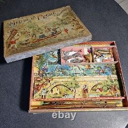 Jeu SAUSSINE 1890 JEU DE LA PEICHE SURPRISE jouet ancien