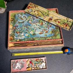 Jeu SAUSSINE 1890 JEU DE LA PEICHE SURPRISE jouet ancien
