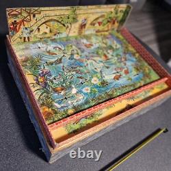 Jeu SAUSSINE 1890 JEU DE LA PEICHE SURPRISE jouet ancien