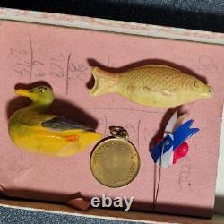 Jeu SAUSSINE 1890 JEU DE LA PEICHE SURPRISE jouet ancien