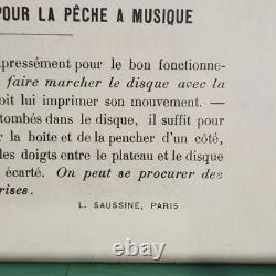 Jeu SAUSSINE 1890 JEU DE LA PEICHE SURPRISE jouet ancien