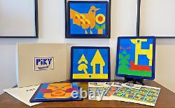 Jeu Vintage Années 90 Piki Magnetic Complet avec 4 Tableaux