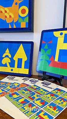 Jeu Vintage Années 90 Piki Magnetic Complet avec 4 Tableaux