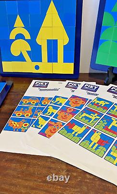 Jeu Vintage Années 90 Piki Magnetic Complet avec 4 Tableaux
