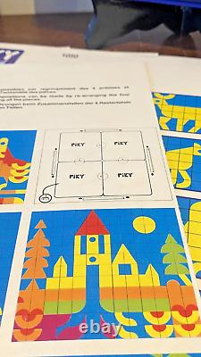 Jeu Vintage Années 90 Piki Magnetic Complet avec 4 Tableaux