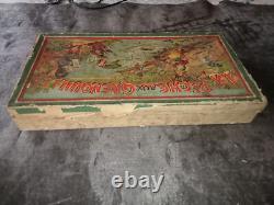 Jeu ancien LA PECHE AUX GRENOUILLES GB & CIE NICOLAS-KELLER ATLAS PARIS début XX