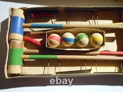 Jeu ancien de CROQUET DE TABLE vintage