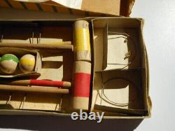 Jeu ancien de CROQUET DE TABLE vintage