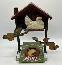 Jeu d'adresse ancien complet POULE AUX OEUFS D'OR Les Jouets Création 1940/50